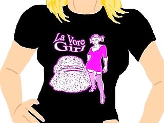 La Vore Damsel - Lilly Von Monster T-shirt